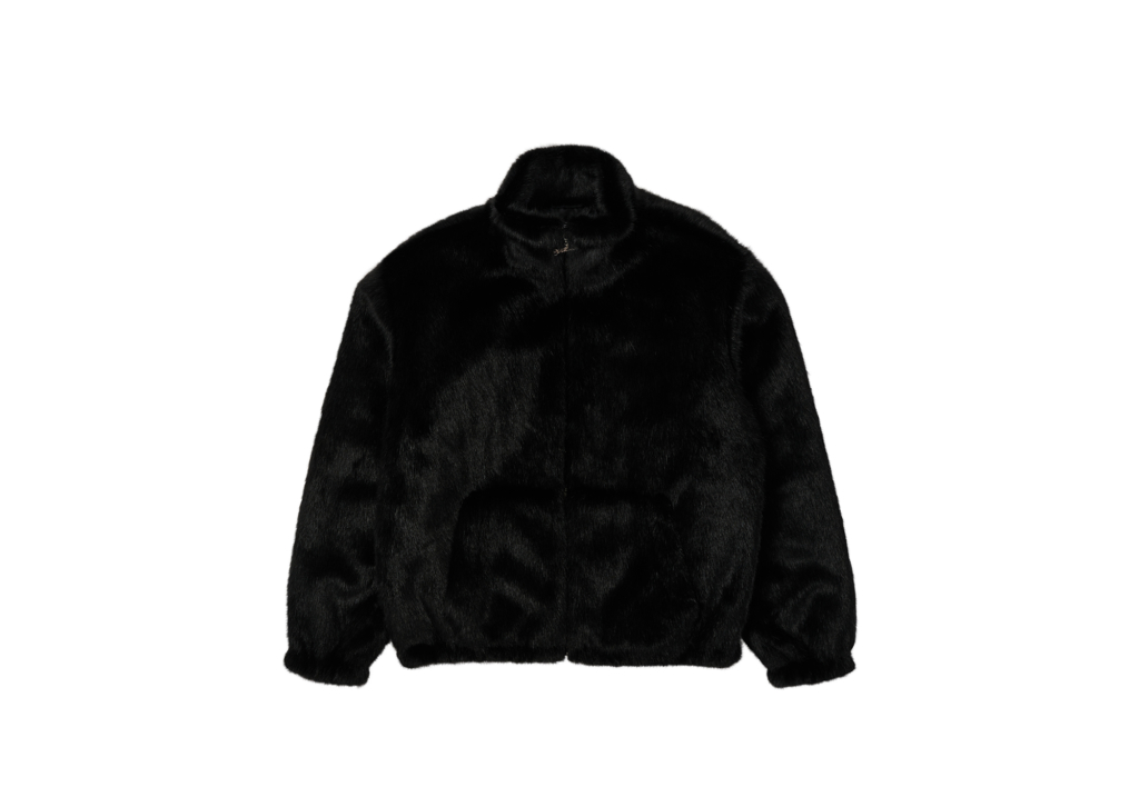 Faux Fur Jacket Black - Spring 2022 - Palace Community