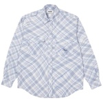 Thumbnail WARP CHECK SHIRT BLUE one color