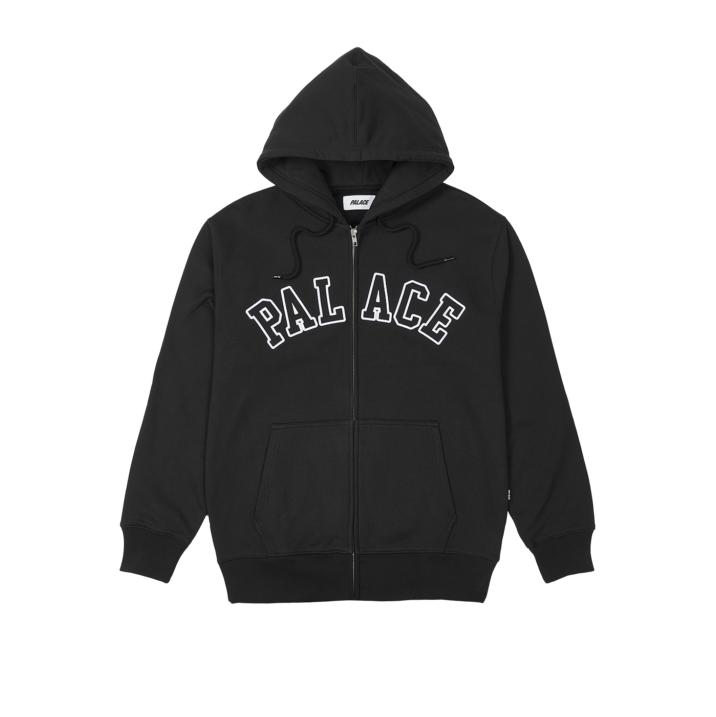 Thumbnail OUTLINE ARCH ZIP HOOD BLACK one color
