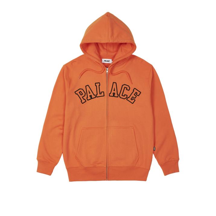 Thumbnail OUTLINE ARCH ZIP HOOD TIGER ORANGE one color