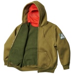 Thumbnail FACEMASK SHEARLING THERMAL HOOD OLIVE one color