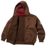 Thumbnail FACEMASK SHEARLING THERMAL HOOD BROWN one color