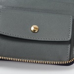 Thumbnail PAL-M-GRAM LEATHER ZIP WALLET MIDNIGHT BLUE one color