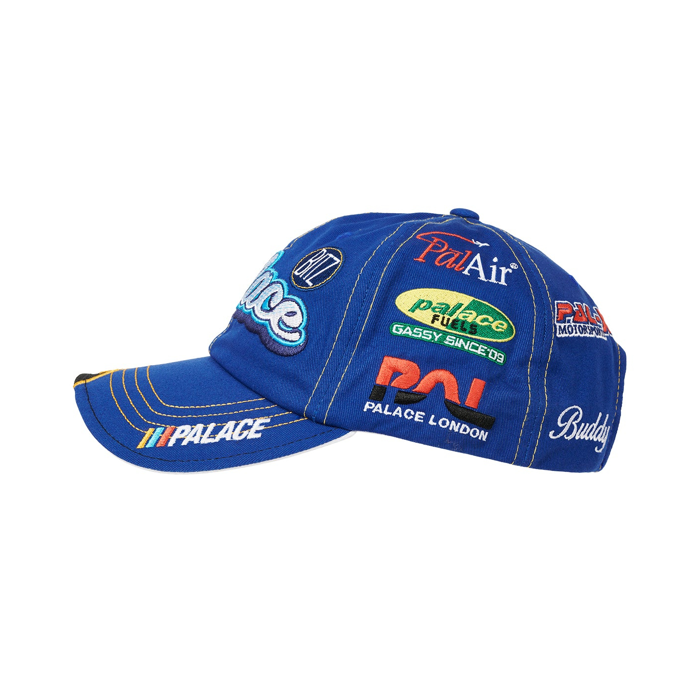 Thumbnail PALACE TEAM RACING 6-PANEL BLUE one color