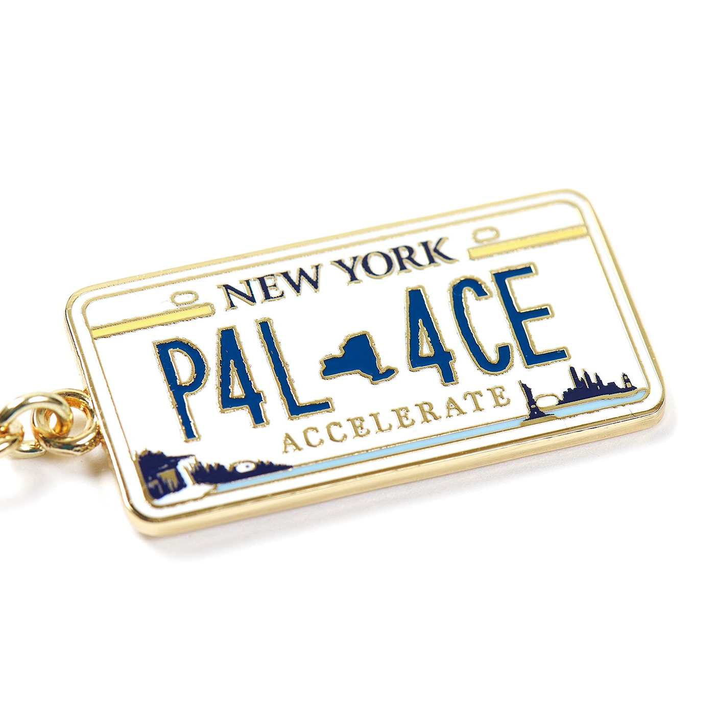Thumbnail PLATE KEYRING NY one color