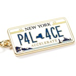 Thumbnail PLATE KEYRING NY one color