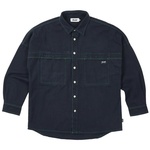 Thumbnail STITCH UP DROP SHOULDER SHIRT NAVY one color