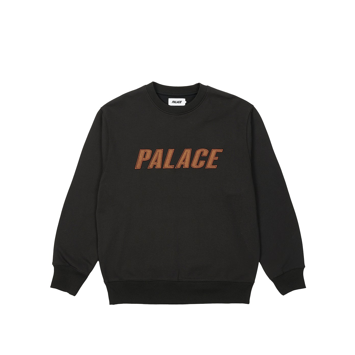 Thumbnail IRIDESCENT APPLIQUE CREW BLACK one color