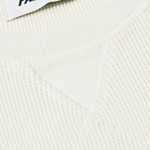 Thumbnail WAFFLE LONGSLEEVE SOFT WHITE one color
