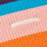 Thumbnail HEAVY STRIPE KNIT ORANGE one color