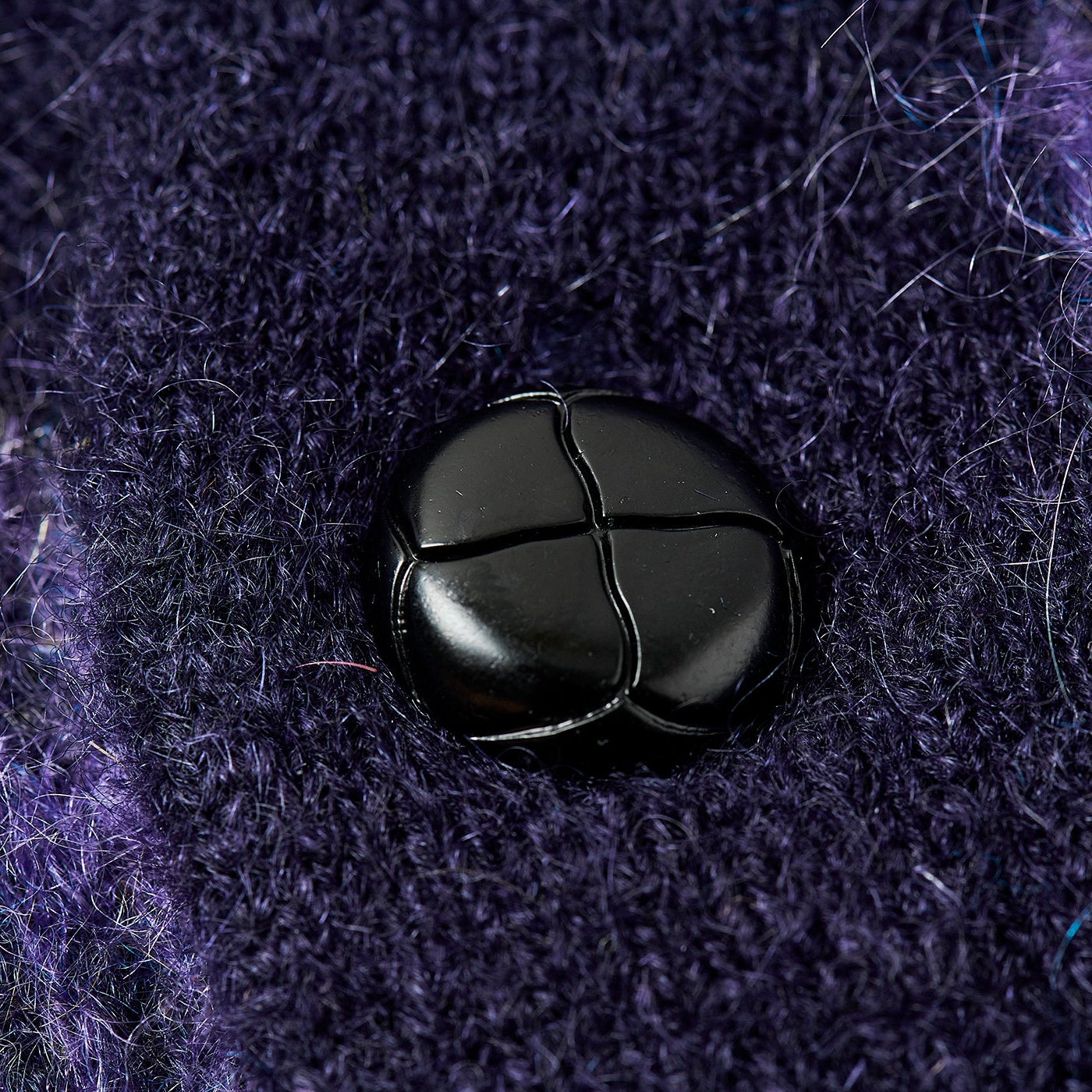Thumbnail FLUFFY CARDIGAN PURPLE one color