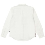 Thumbnail CHECK PANEL CHAMBRAY SHIRT WHITE one color