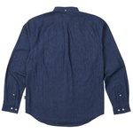 Thumbnail CHECK PANEL CHAMBRAY SHIRT INDIGO one color