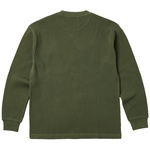 Thumbnail WAFFLE LONGSLEEVE THE DEEP GREEN one color