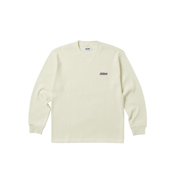 Thumbnail WAFFLE LONGSLEEVE SOFT WHITE one color
