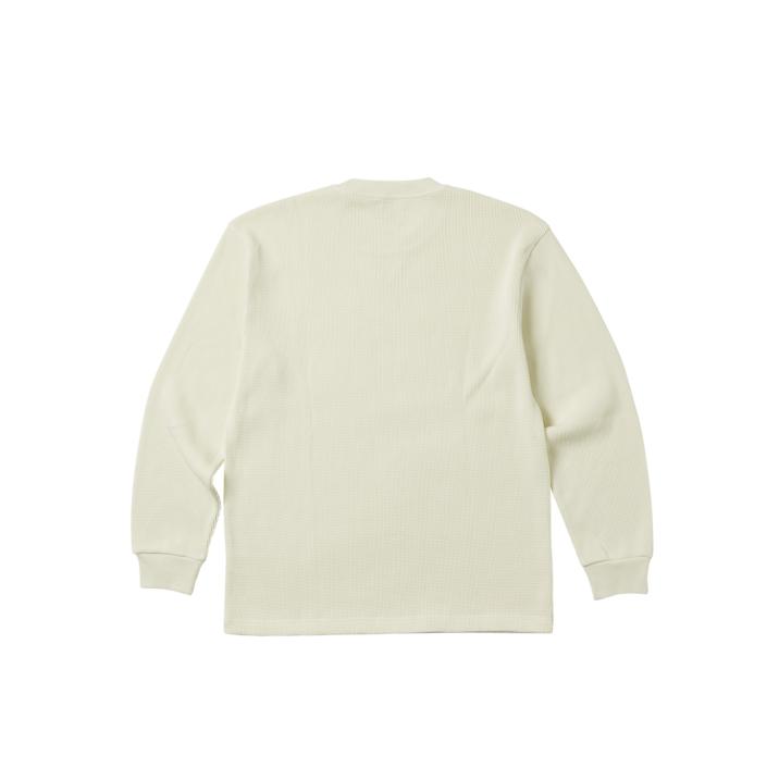 Thumbnail WAFFLE LONGSLEEVE SOFT WHITE one color
