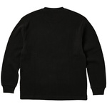 Thumbnail WAFFLE LONGSLEEVE BLACK one color