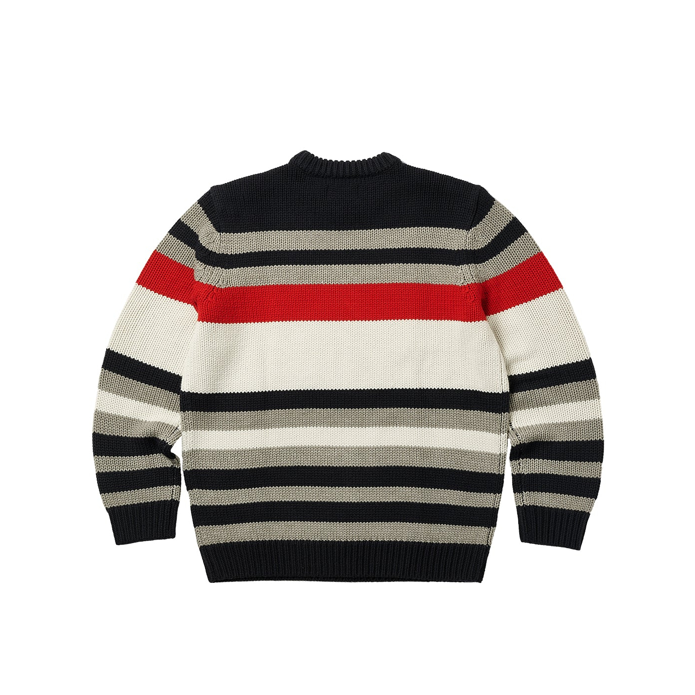 Thumbnail HEAVY STRIPE KNIT NAVY one color