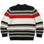 Thumbnail HEAVY STRIPE KNIT NAVY one color