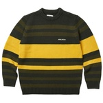 Thumbnail HEAVY STRIPE KNIT GREEN one color