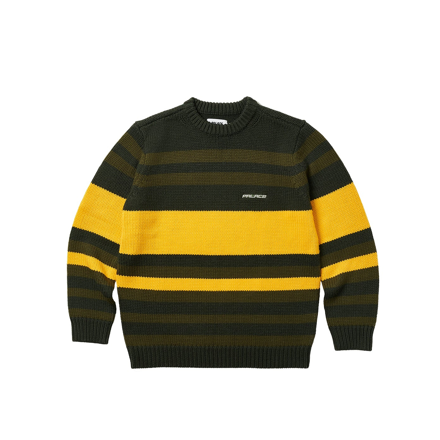 Thumbnail HEAVY STRIPE KNIT GREEN one color