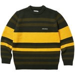 Thumbnail HEAVY STRIPE KNIT GREEN one color