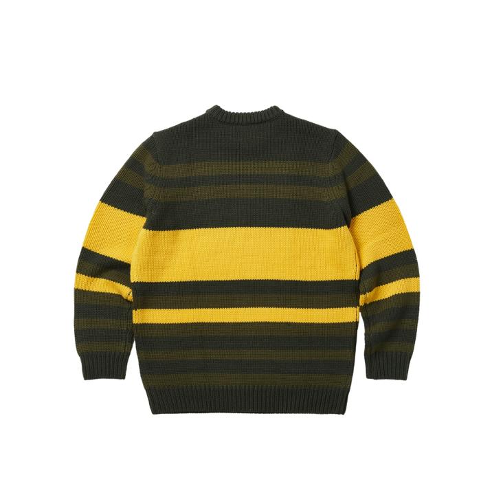 Thumbnail HEAVY STRIPE KNIT GREEN one color