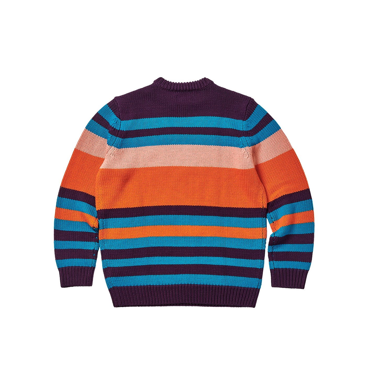 Thumbnail HEAVY STRIPE KNIT ORANGE one color