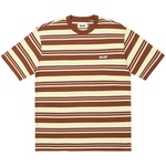 Thumbnail STRIPE T-SHIRT BROWN one color