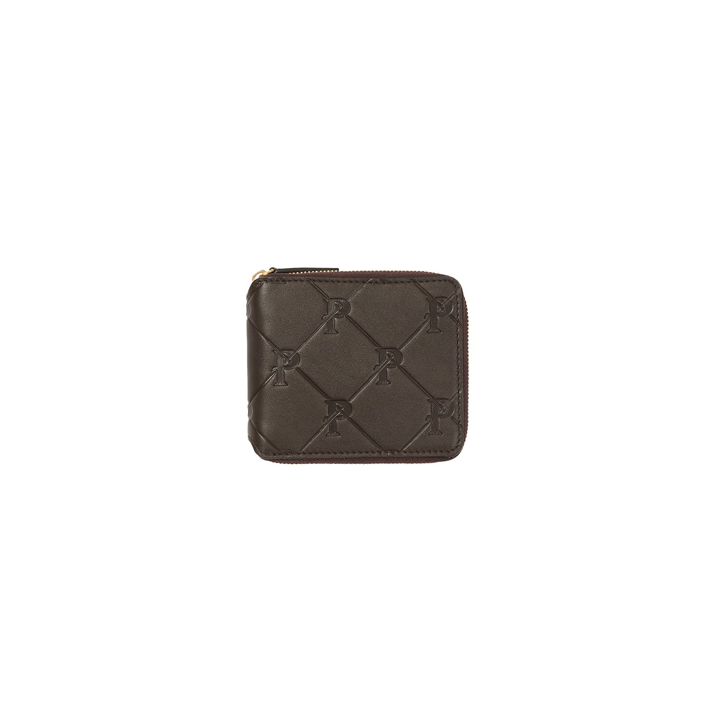 Thumbnail PAL-M-GRAM LEATHER ZIP WALLET BROWN one color