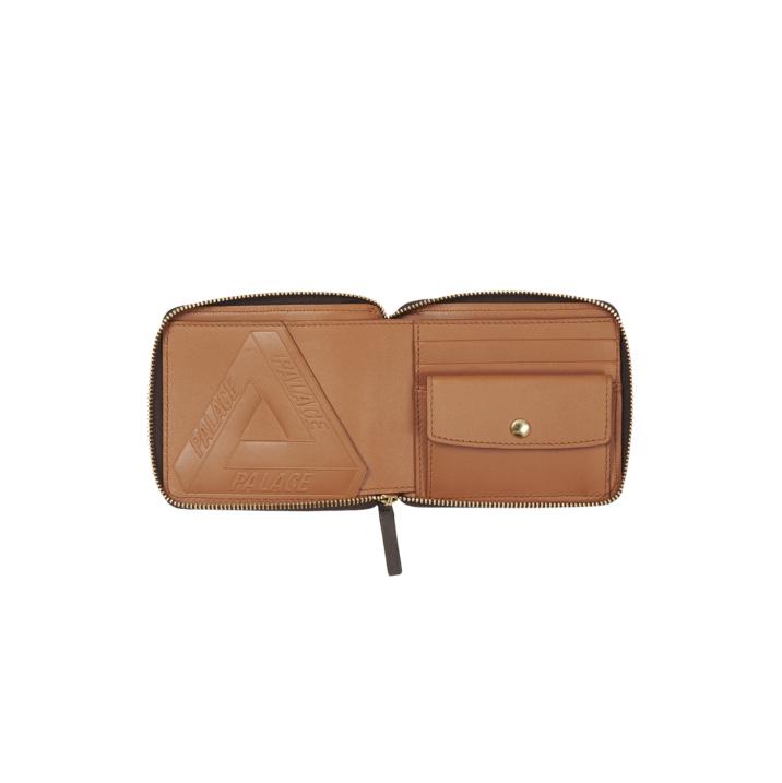Thumbnail PAL-M-GRAM LEATHER ZIP WALLET BROWN one color