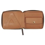 Thumbnail PAL-M-GRAM LEATHER ZIP WALLET BROWN one color