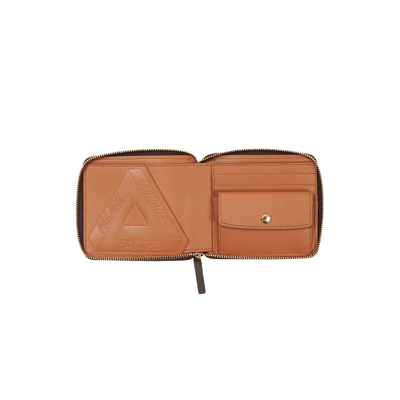 Thumbnail PAL-M-GRAM LEATHER ZIP WALLET BROWN one color