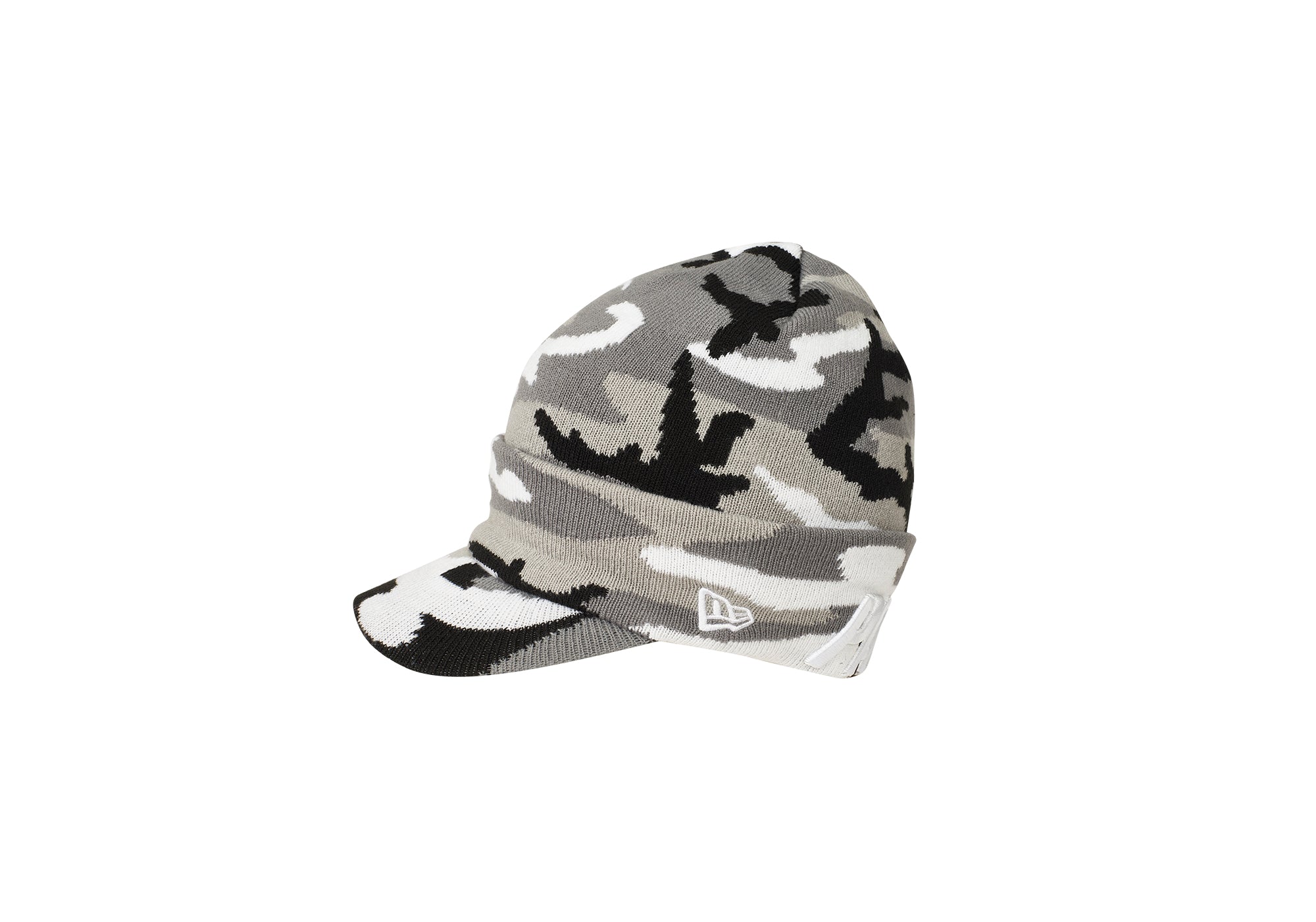 New Era Peak Beanie Grey Camo - Spring 2024 - Palace Community