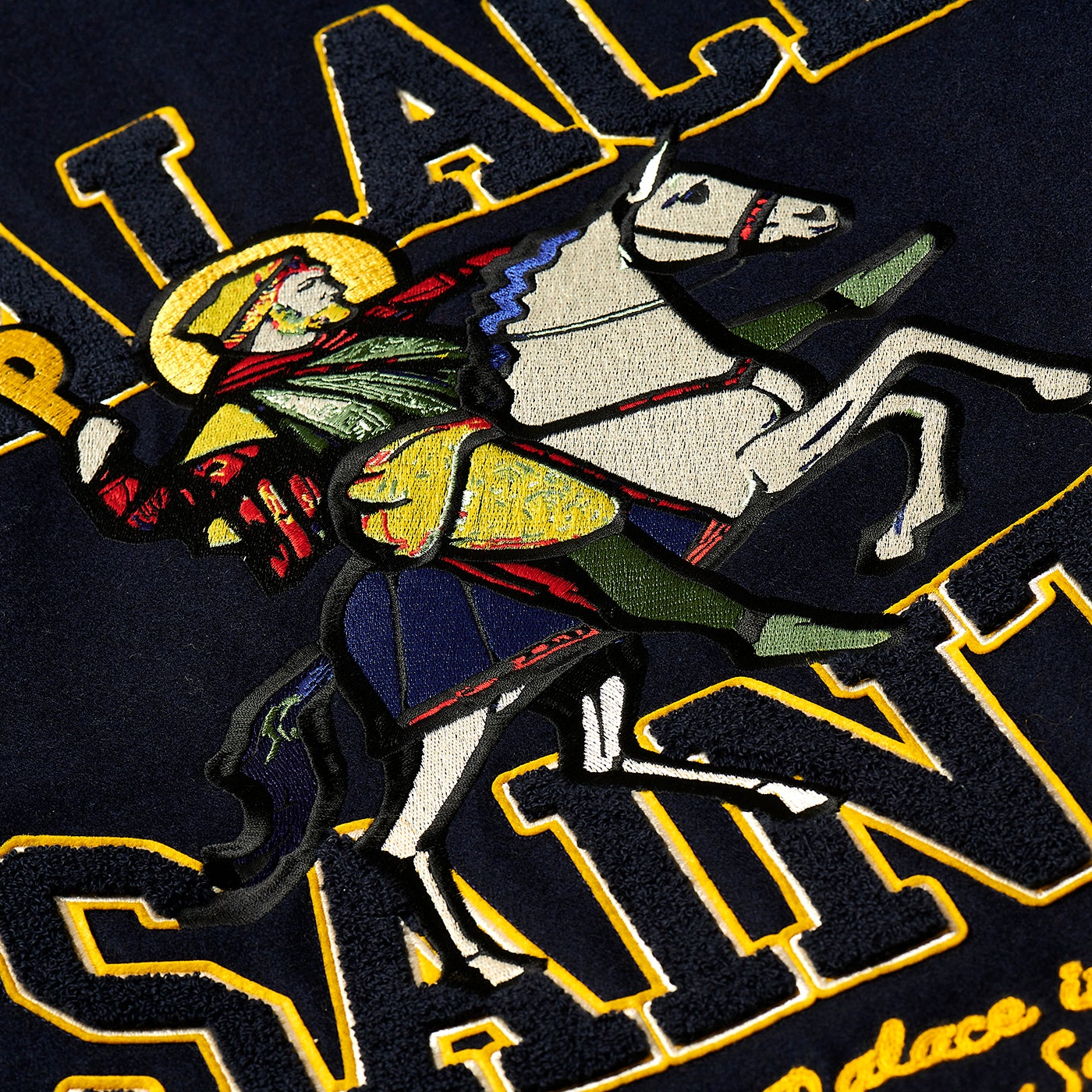 Thumbnail PALACE SAINTS VARSITY JACKET NAVY one color