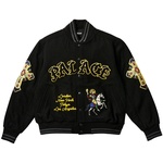 Thumbnail PALACE SAINTS VARSITY JACKET BLACK one color