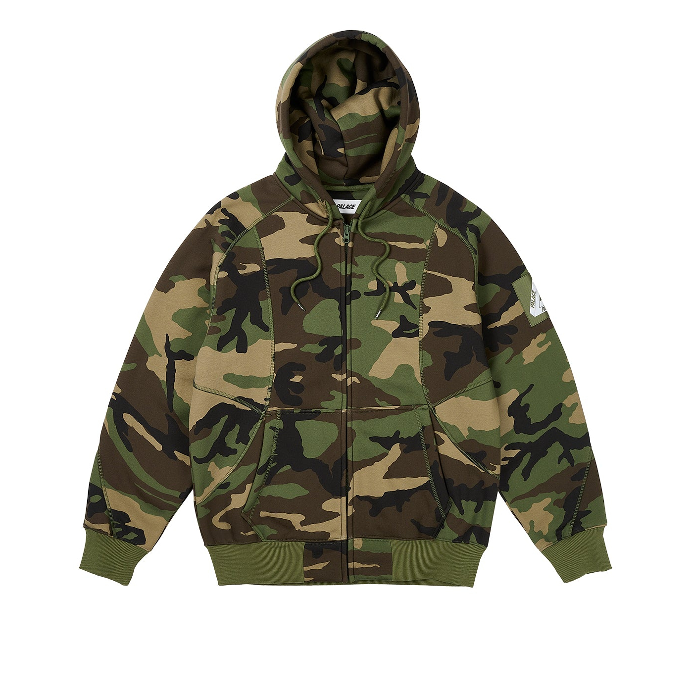 Thumbnail BONDED SHERPA ZIP HOOD CAMO one color
