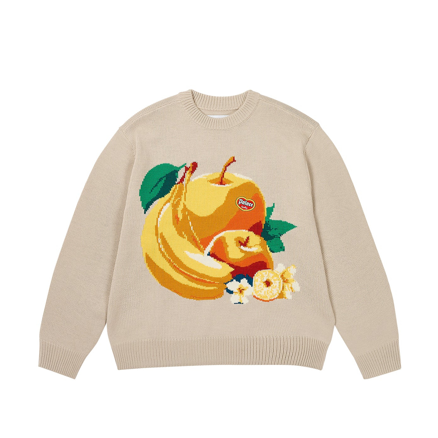 NWT Palace Skateboards Fruity Strawberry Logo T-Shirt Gray Mens M SS22  AUTHENTIC