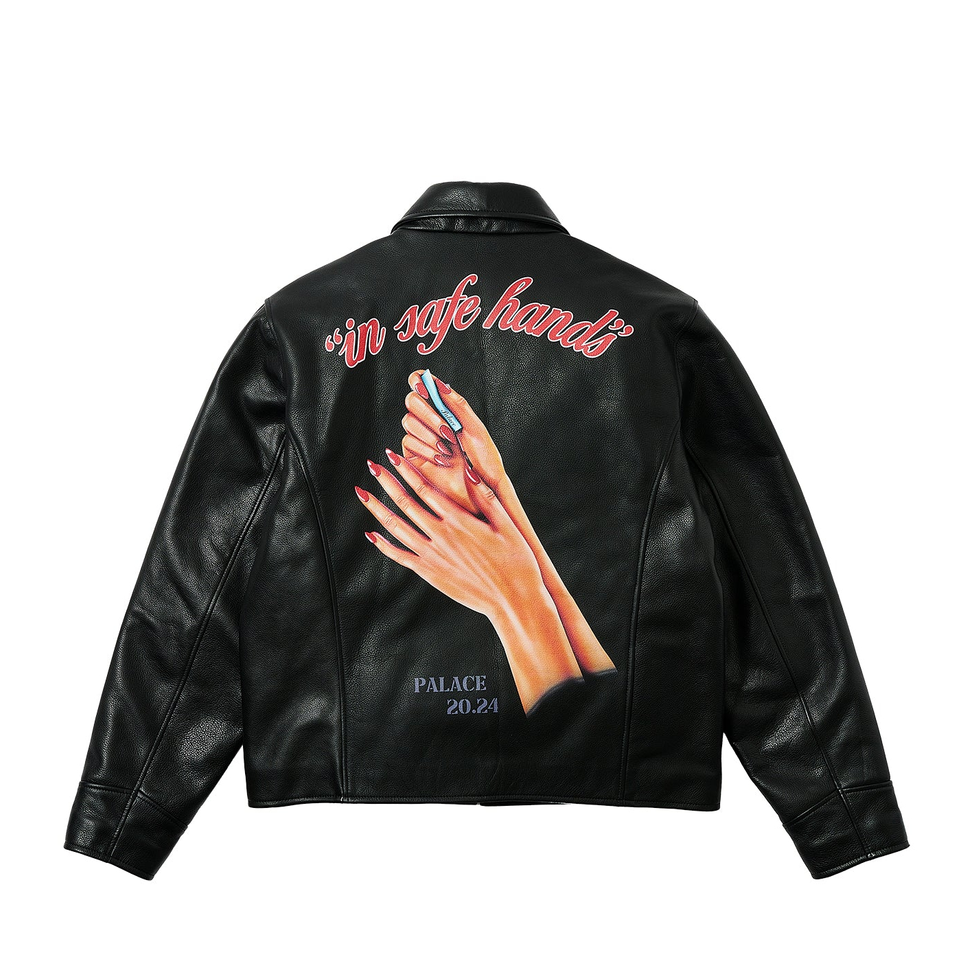Thumbnail SAFE HANDS LEATHER JACKET BLACK one color