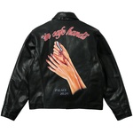 Thumbnail SAFE HANDS LEATHER JACKET BLACK one color
