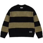Thumbnail OPEN STRIPE KNIT BLACK /  GREEN one color