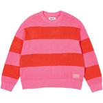 Thumbnail OPEN STRIPE KNIT PINK /  ORANGE one color
