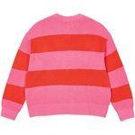 Thumbnail OPEN STRIPE KNIT PINK /  ORANGE one color