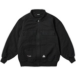 Thumbnail HEAVY CANVAS BOMBER JACKET BLACK one color