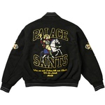 Thumbnail PALACE SAINTS VARSITY JACKET BLACK one color