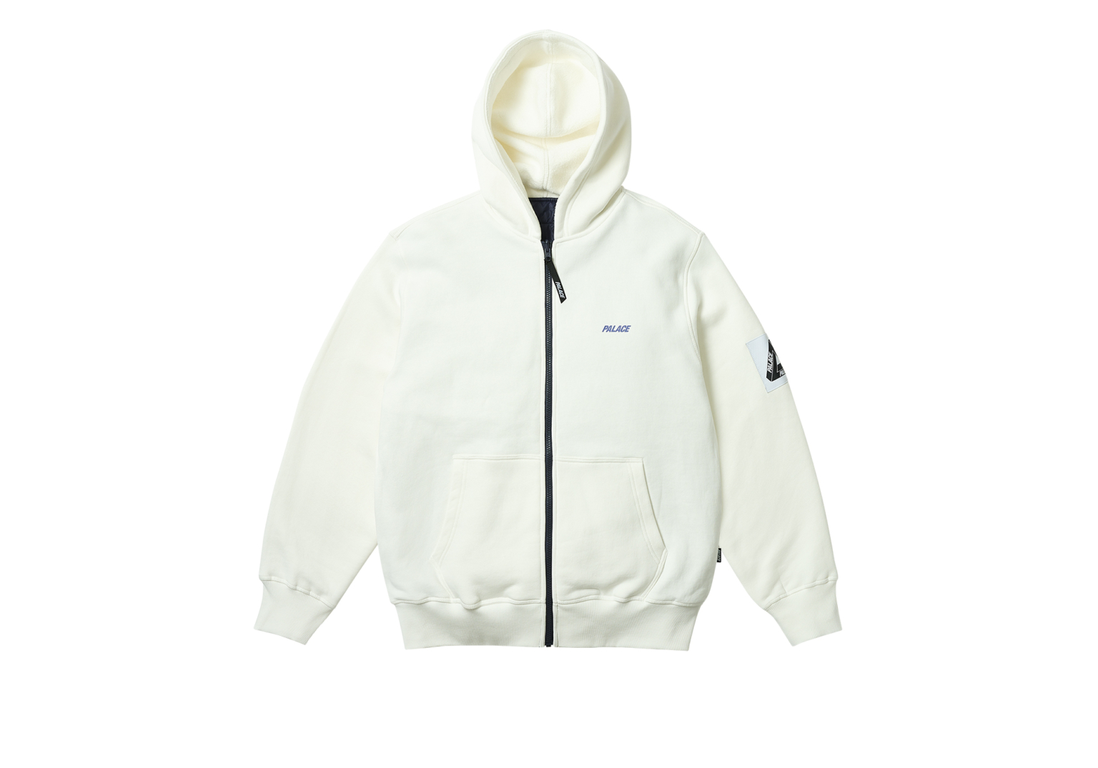 Reversible Vest Hood Soft White - Spring 2024 - Palace Community