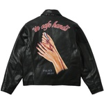 Thumbnail SAFE HANDS LEATHER JACKET BLACK one color