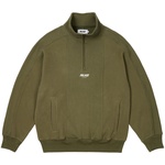 Thumbnail WAFFLE ON 1/4 ZIP THE DEEP GREEN one color