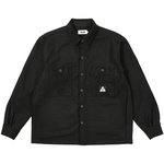 Thumbnail WOOL SHIRT JACKET BLACK one color