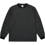 Thumbnail 2-TONE WAFFLE LONGSLEEVE BLACK one color